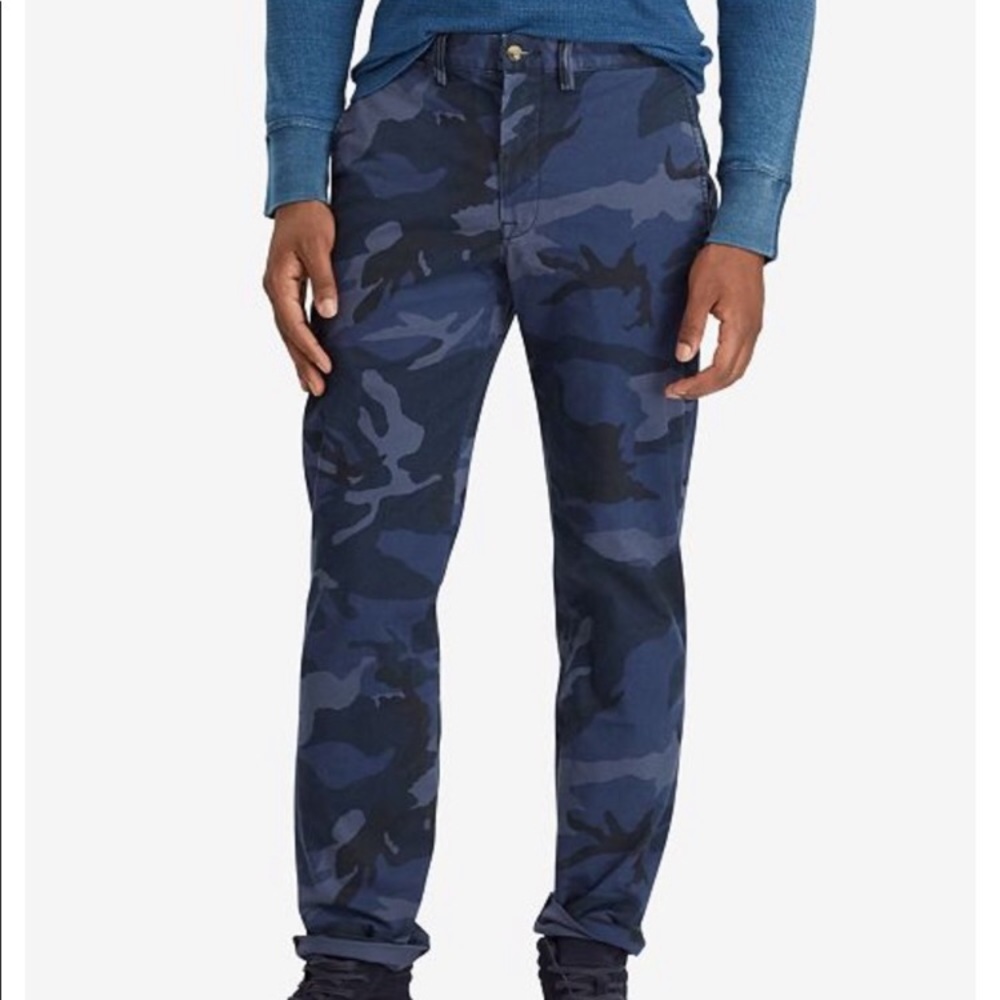 Polo Ralph Lauren Camo Blue pants(SeeDescription)
